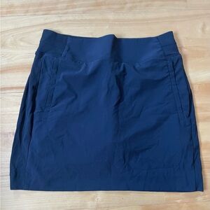 Black Athleta Performance Skort with Back Pockets